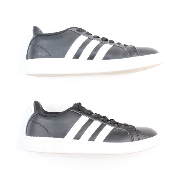 Adidas Cloudfoam Advantage 3 White Stripe Sneakers - Picture 4 of 8